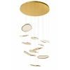 Złota lampa wisząca MEDUSA MSE1501100590 1xLED 122W 4000K glamour