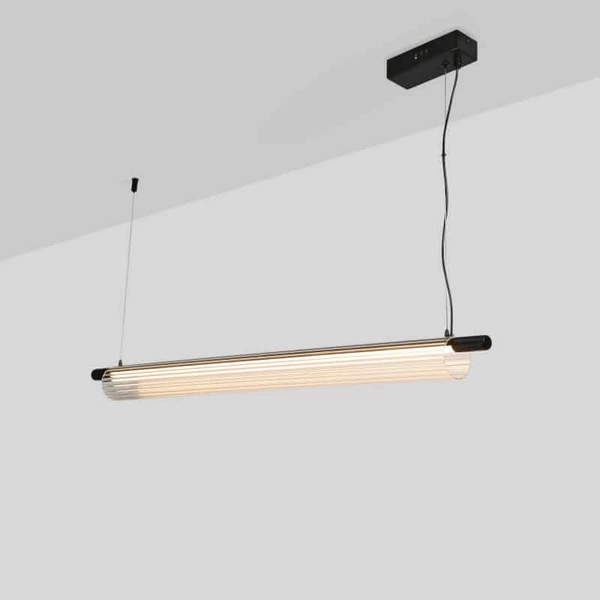 Wisząca lampa Japanese ABR-LWJ-15W Abruzzo LED 28W 2700K belka czarna