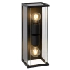 Podłużny kinkiet ścienny CLAIRE 27883/02/30 Lucide IP54 loft antracyt