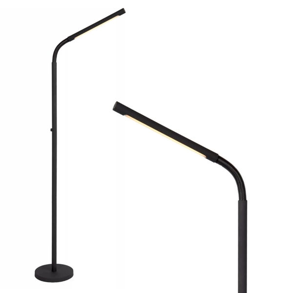 Podłogowa lampa stojąca Gilly LED 3W 2700K do salonu czarna