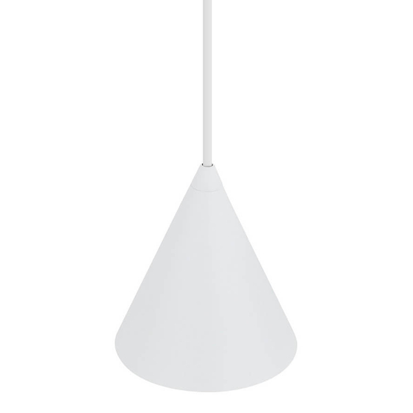 Lampa stożkowa nad stół ZENITH 11453 wisząca  biały