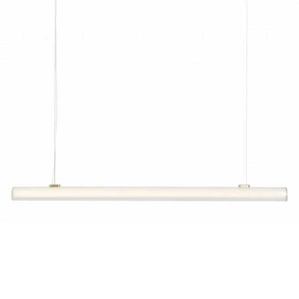 Zwisająca ledowa lampa Fayette P0622 LED 20W 3000K belka złoty