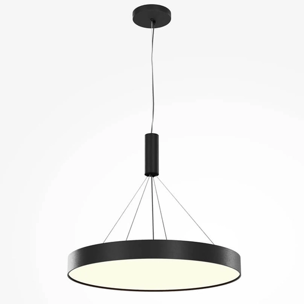 Okrągła lampa sufitowa Zon C032CL-90W3K-RD-B Maytoni LED 90W 3000K czarna