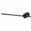 Ścienna lampa Modern Slim LP-777/1W L BK LED 8W kinkiet podłużny czarny nad lustro
