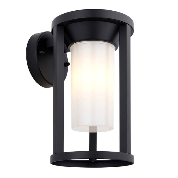 Elewacyjna lampa tuba Braden 96916 IP44 czarny biały