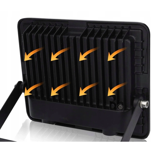 Ogrodowy naświetlacz ruchomy CGNASLED50W IP44 czarny