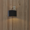 Kinkiet abażurowy L&-192628 Light& minimalistyczny czarny nikiel