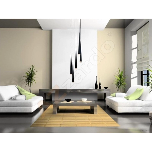 Jadalniana lampa wisząca Stylo kaskada nad stół czarna