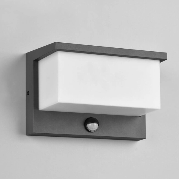 Elewacyjna lampa z czujnikiem ruchu NESTOS 240969142 LED 13W 3000K antracyt