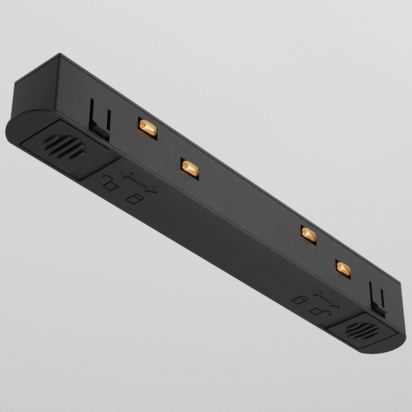 Prosty łącznik zasilania Exility TRA034PC-42B do magnetycznych szyn czarny