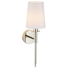 Kinkiet naścienny L&-192949 Light& z abażurem biały srebrny OUTLET