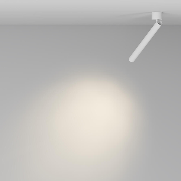 Nasufitowa lampa regulowana Focus C141CL-L300-6W3K-W LED 6W 3000K biała