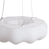 Wisząca lampa okrągła Bellissima ABR-LWBSS36W do salonu biała
