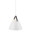 Minimalistyczna lampa wisząca Strap 84333001 Nordlux biała
