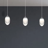 LAMPA wisząca OVO ML428 Milagro zwis OPRAWA listwa sufitowa LED 15W 4000K krople łezki drop chrom białe