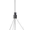 Wisząca lampa AQUA przezroczysta czarna MSE1501100391 1xLED 3W 3000K szklana