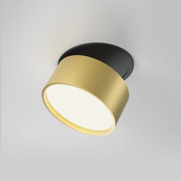 Sufitowa lampa wpustowa Onda DL024-12W-DTW-BMG LED 12W 2200-4000K złoty