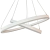 LAMPA wisząca JOVITA 5239-874RP-WH-3 Italux futurystyczna OPRAWA zwis LED 74W 3000K pierścienie rings białe