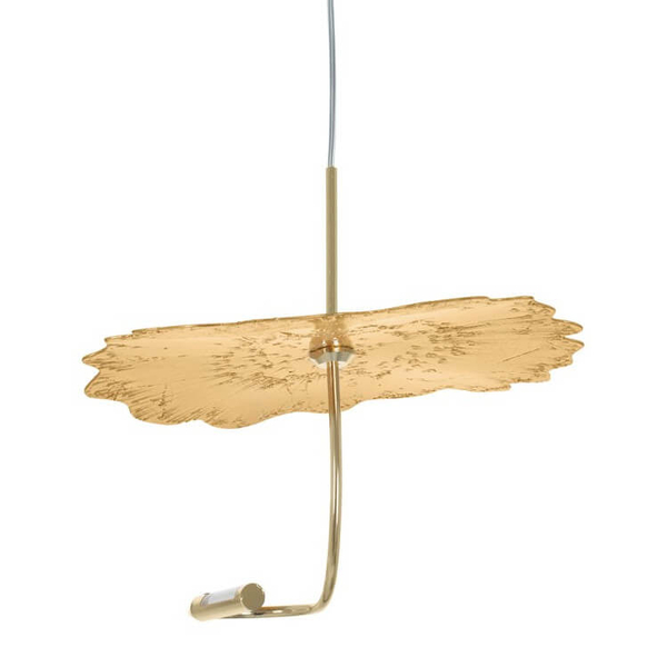 Wisząca lampa do salonu Leafs MSE1501100167 Moosee LED 3W 3000K złota