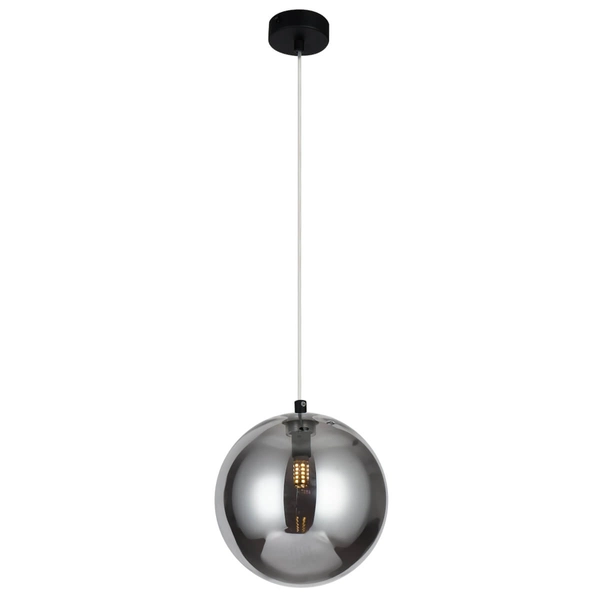 Wisząca lampa zestaw BUBBLES AZ5918+AZ5959 kula ball czarna przydymiona