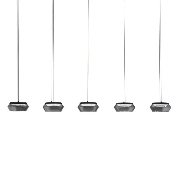 Wielopunktowa wisząca lampa OVANIRA LE45197 LED 40W 3000K czarna