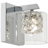 Salonowa lampa ścienna Duchess 3113 crystal glamour przezroczysta chrom