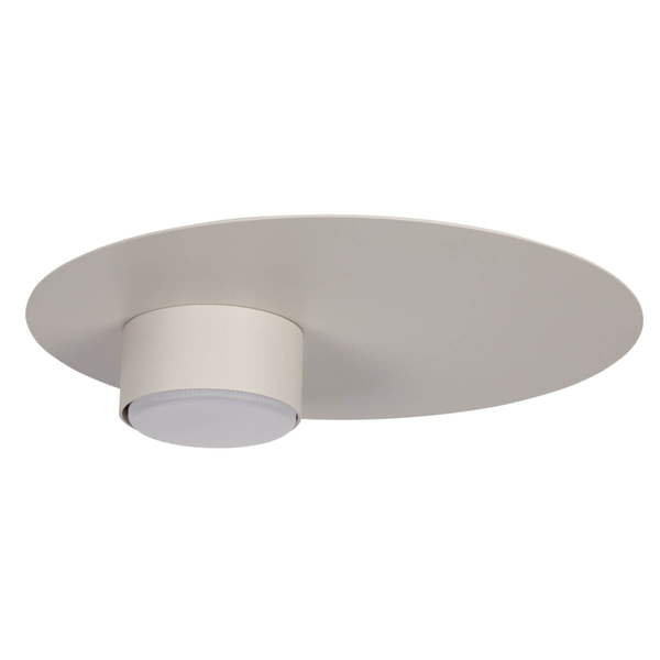 Lampa natynkowa Star 40911 disc plate round do gabinetu szara