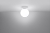 Lampa sufitowa Yoli SL.1146 Sollux kula do przedpokoju biała