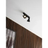 Metalowa lampa sufitowa Eik 45770103 regulowane reflektorki czarny
