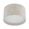 Sufitowa lampa tkaninowa CEDRO 11670 do sypialni beżowa