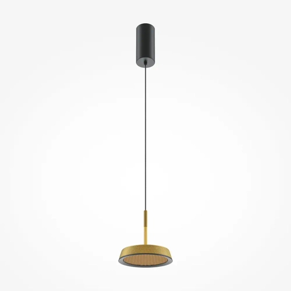 Okrągła wisząca lampa El MOD041PL-L15G3K LED 12W 3000K mosiądz