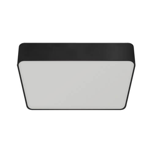 Plafon LAMPA sufitowa TOTEM LED D 03930 Ideus metalowa OPRAWA kwadratowa LED 24W 4000K plafoniera minimalistyczna czarna