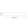 Sufitowa lampa Piatto Nero 60 CCT OR86232 LED 55W 3000-6500K biały czarny