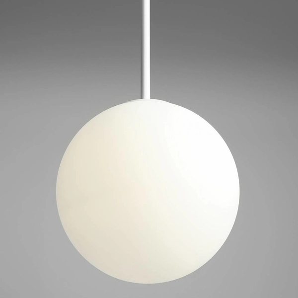 Lampa wisząca BOSSO 1087G Aldex szklana kula biała