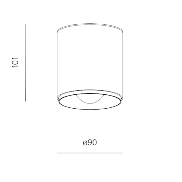 Sufitowa lampa spot biały QRLED next LED 6W 3000K IP44 łazienkowy downlight 47063-L930-W3-00-13