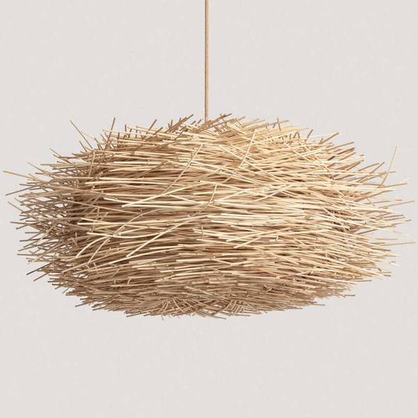 Lampa wisząca eko Boho ABR-NLW31M-BH-E27 Abruzzo okrąg boho naturalny