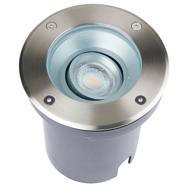 Podtynkowa lampa metalowa Pillar 99550 okrągłe oczko chrom