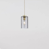 LAMPA wisząca SHEILA 5228 Rabalux szklana OPRAWA zwis tuba przydymiona złota