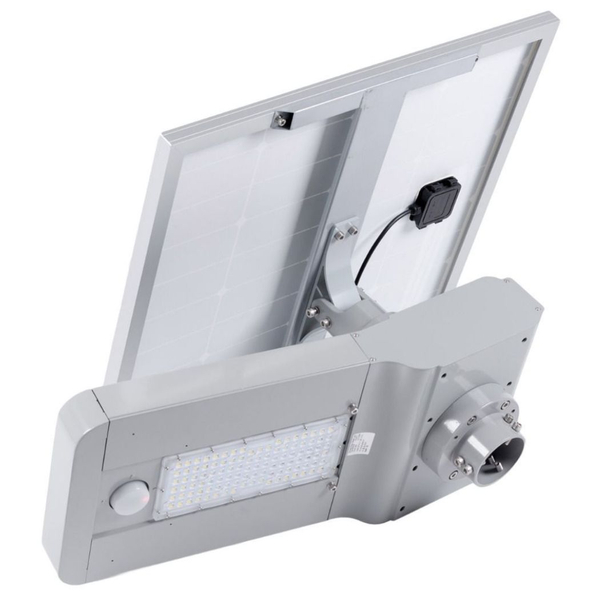 Zestaw solarny panel bateria LS30CW+FA1M+SO4M Greenie LED 30W 5500-6500K IP65 srebrny