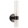 Elegancki kinkiet Candela DN1505-1 black Step tuba mleczne szkło