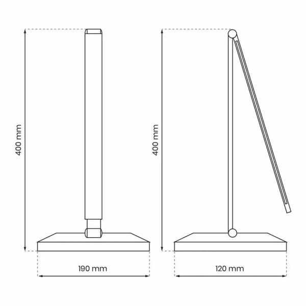 Dotykowa lampa biurkowa VARIO BLACK ML8866 LED 5W 3000K-6000K czarna