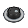 Lampa ścienna okrągła ARIA 11562 LED 6W 3000K koło IP54 czarna