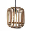 Potrójna lampa wisząca tuba Woodrow 93778/20 bambusowa beżowy czarny