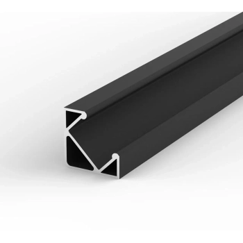 Profil do taśm ledowych P3-1C2 listwa do kuchni czarna
