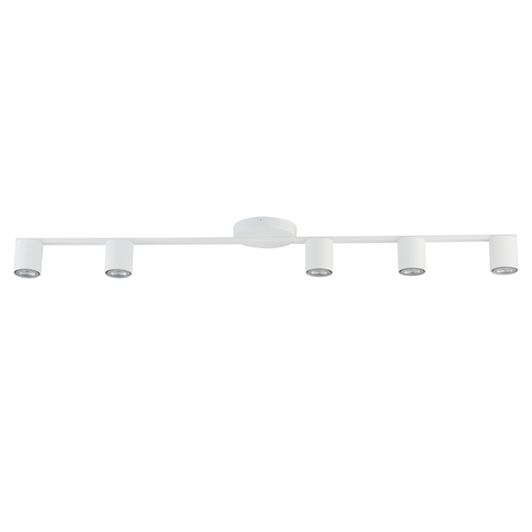 Biała lampa minimalistyczna Sky sufitowa do sypialni