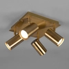 Plafon sufitowy regulowany VANTOS DL404802430 Trio tubki mosiądz