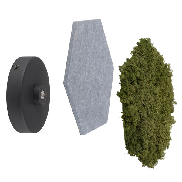 Plafon do kuchni Green 15199-70 Just Light bańka zielony drewniany szary