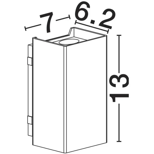 Tarasowa lampa ścienna TORENZA LE75212 LED 6W 3000K IP65 biały