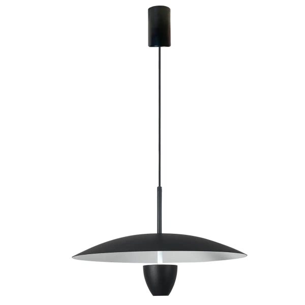 Wisząca lampa nad stół Ufo LP-0408/1P L BK LED 12W 3000-6000K czarna