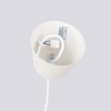 Lampa wisząca BILO SL.1704 beżowa owalna metalowa 1xE27
